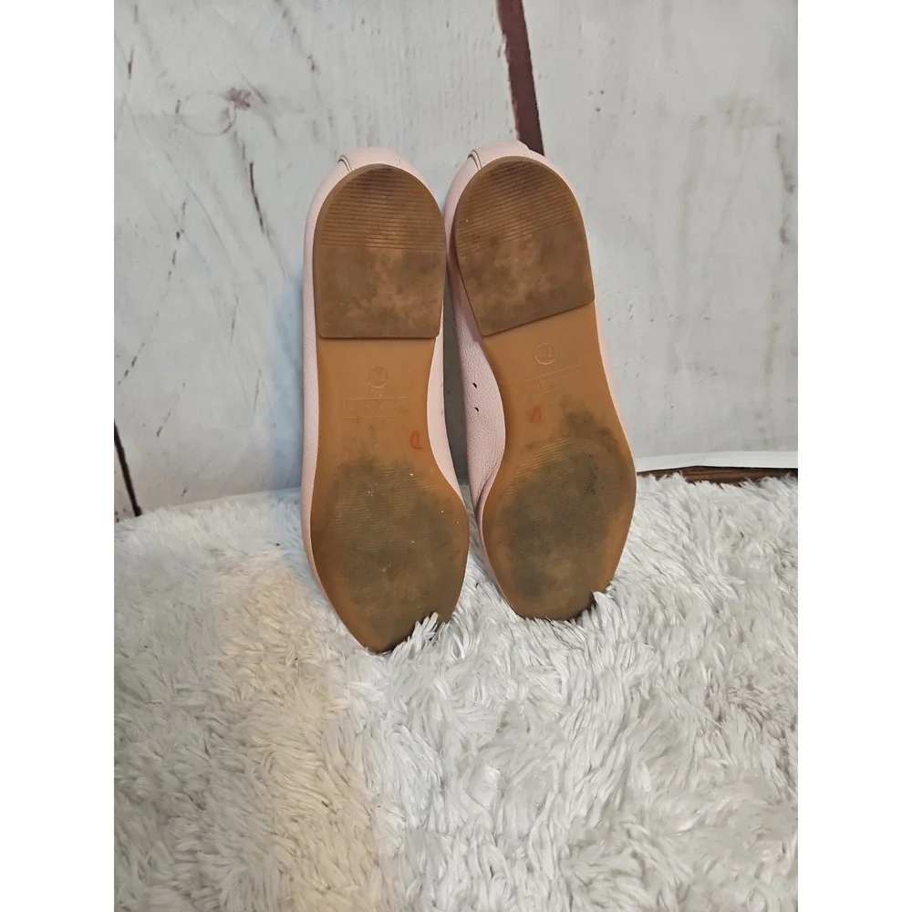 Everlane: The Day Glove Italian Leather Ballet Flats in Rose Women's 7.5 - Picture 4 of 9